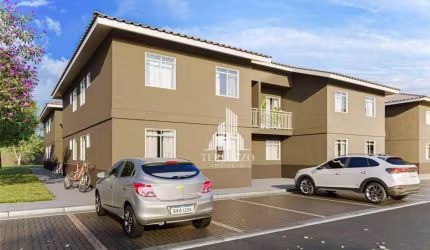 Apartamento com 2 dormitórios à venda, 44 m² por R$ 252.211,95 - Campo Largo da Roseira - São José dos Pinhais/PR