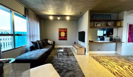 Apartamento com 1 dormitório para alugar, 87 m² por R$ 10.200,00/mês - Brooklin - São Paulo/SP