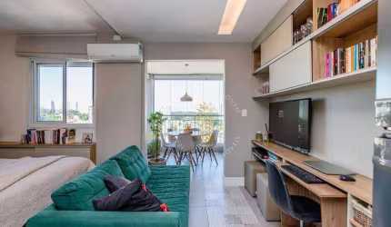 Studio MOBILIADO com 1 dormitório à venda, 37 m² por R$ 535.000 - Chácara Santo Antônio - São Paulo/SP