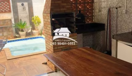 Casa em Condomínio para Venda em Palmas, Plano Diretor Sul, 3 dormitórios, 1 suíte, 3 banheiros, 2 vagas