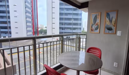 Lindo 1/4 e sala mobiliado - (Primeira locação)