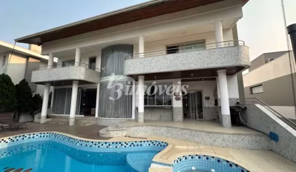 Casa em condomínio FECHADO para locação anual, mobiliada, decorada e equipada, com 5 quartos (sendo 4 suítes), 6 vagas de garagem, no bairro Ariribá, Balneário Camboriú-SC