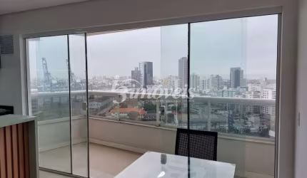 Apartamento à venda ou locação anual, semimobiliado, decorado e equipado, com 3 quartos (sendo uma suíte), 2 vagas de garagem, Jardim das Águas, no bairro Centro, Itajaí-SC
