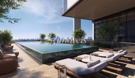 Apartamento Studio à venda, vista mar definitiva, 1 quarto, 1 vaga, Ed. Lotisa Downtown, Centro, Itajaí-SC