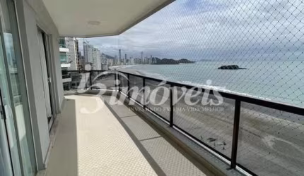 Apartamento para locação anual mobiliado vista mar, com 3 quartos (sendo três suítes), 2 vagas de garagem, Edifício Continental, no bairro Centro, Balneário Camboriú-SC