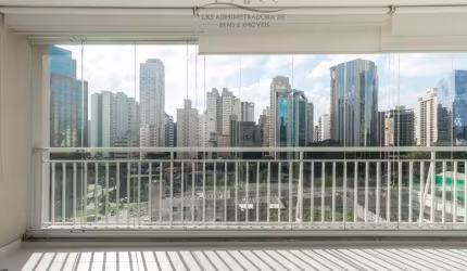 Apartamento de 1 dormitorio com piscina e academia no Itaim Bibi