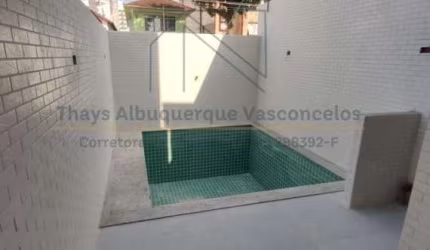 Casa em Condomínio para Venda em Santos, Campo Grande, 2 dormitórios, 2 suítes, 4 banheiros, 2 vagas
