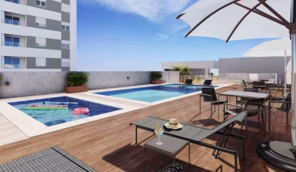 Apartamento novo a venda, com 44m² e vaga de garagem...