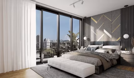 Apartamento Studio com 1 quarto à venda. São 17,72m² por R$ 262.852,60 no bairro Batel em Curitiba/PR