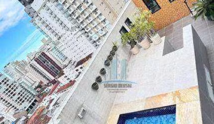 Linda e ampla cobertura triplex à venda na Pompéia, Santos-SP.