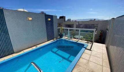 Vende-se cobertura à uma quadra da praia do Embaré, Santos-SP. Próximo ao SESC. Sol da manhã