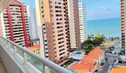Lindo apartamento no Mucuripe vista mar com 86 m² e duas suítes