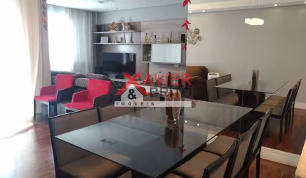 Apartamento Mobiliado com Terraço Gourmet à venda, 2 Dorms, 2 Vagas ,72m2 e Lazer Completo no Parqu
