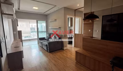 Apartamento à venda, Composite Des Arts, mobiliado, 1 quarto, 2 vagas, 55,21m2, Shopping Analia Fra