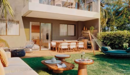 Apartamento Garden à venda em Ipojuca, Praia do Cupe, com 4 quartos, 150m²
