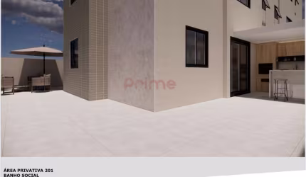 Apartamento com Área Privativa para Venda em Belo Horizonte, Santa Mônica, 2 dormitórios, 1 banheiro, 1 vaga