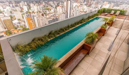 Apartamento Studio com 35,14 m² privativos, no Centro, Curitiba