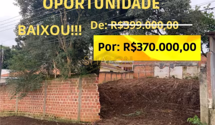 Terreno à venda na Rua Flávio Cavalcanti, Barreirinha, Curitiba por R$ 370.000