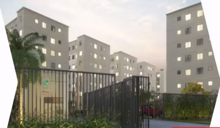 Apartamento com 2 quartos à venda na Avenida Jorge Amado, Limoeiro, Camaçari, 40 m2 por R$ 190.329