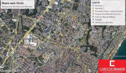 Terreno à venda na Jardim Aeroporto, Jardim Aeroporto, Lauro de Freitas por R$ 1.100.000