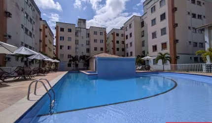 Apartamento com 3 quartos para alugar na Rua Jerónimo José De Santana, Itingá, Lauro de Freitas, 52 m2 por R$ 1.050
