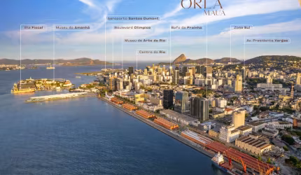 Apartamento à venda na Avenida Venezuela, Gamboa, Rio de Janeiro - RJ