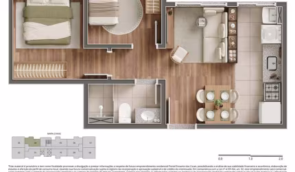 Apartamento à venda na Rua dos Ladrilhos, Jardim Vitória, Embu das Artes - SP
