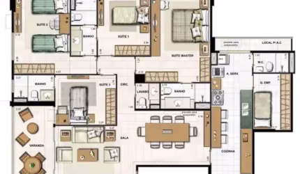 Apartamento à venda na Avenida Vice-Presidente José Alencar, Barra Olímpica, Rio de Janeiro - RJ