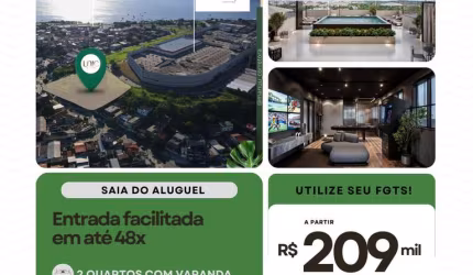 Apartamento à venda na Rod. Niterói - Manilha, Boa Vista', São Gonçalo - RJ