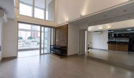 Apartamento pé direito duplo, 121m², 3 quartos e 2 vagas
