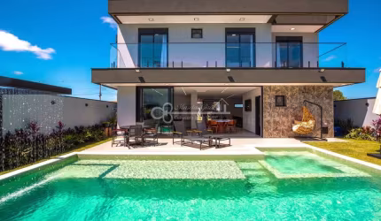 Venda: Sobrado ALTO PADRÃO EM CONDOMÍNIO FECHADO - Pardinho/SP - R$ 2.700.000,00 - Ref. SO00575