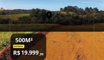 Lotes em Cotia com Parcelamento em até 60x!