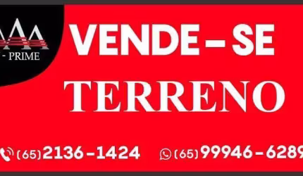 Terreno em boa localização a venda no Bairro Dom Aquino Cuiabá