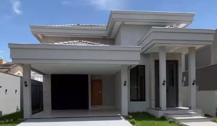 Magnífica casa Neoclássica,03 suítes, garagem coberta, cozinha americana