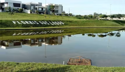 Terreno esquina com 958 metros quadrados no Condomínio Florais dos Lagos
