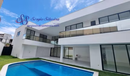 Luxuosa casa alto padrão no Alphaville Fortaleza com 5 suítes