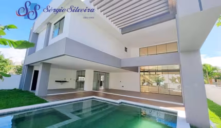 Belíssima casa alto padrão no Alphaville Fortaleza com 5 suítes