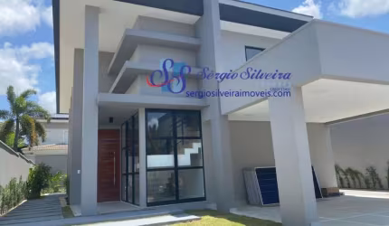 Linda casa no Jardins de Ibiza Eusébio com 4 suítes, piscina privativa.
