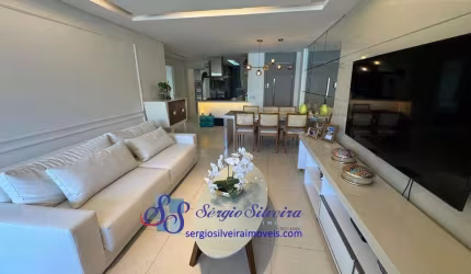 Lindo apartamento térreo, nascente e mobiliado no Golf Ville com 3 suítes.