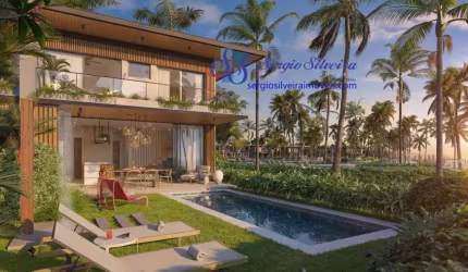 Linda casa alto padrão no Ocean Garden com lazer completo