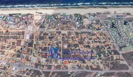 Terreno com vista mar no Porto das Dunas, 495m²