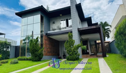 Belíssima casa toda mobiliada no Alphaville Fortaleza com 4 suítes
