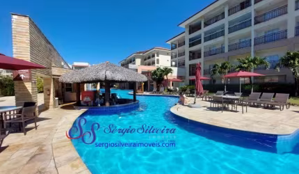 Apartamento mobiliado no Wellness Beach Park com lazer completo.
