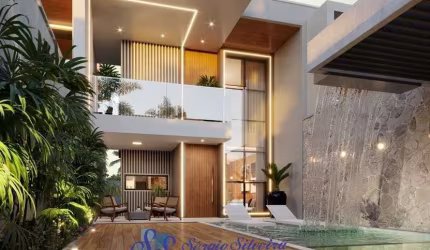 Casa duplex de alto padrão com 4 suítes em Eusébio.