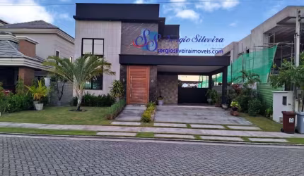 Linda casa nascente, com 4 suítes e piscina privativa na Cidade Alpha.