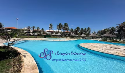 Apartamento no Aquaville com 2 quartos e lazer completo.