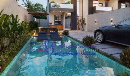 Casa plana em Eusébio com 3 suítes!