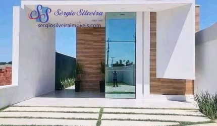 Casa no Eusébio com 3 suítes, plana - Villa Amazon