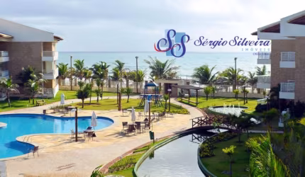 Excelente apartamento pé na areia no Porto das Dunas!