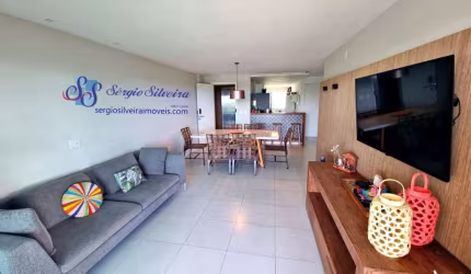 Apartamento mobiliado e nascente total no Golf Ville Porto das Dunas.